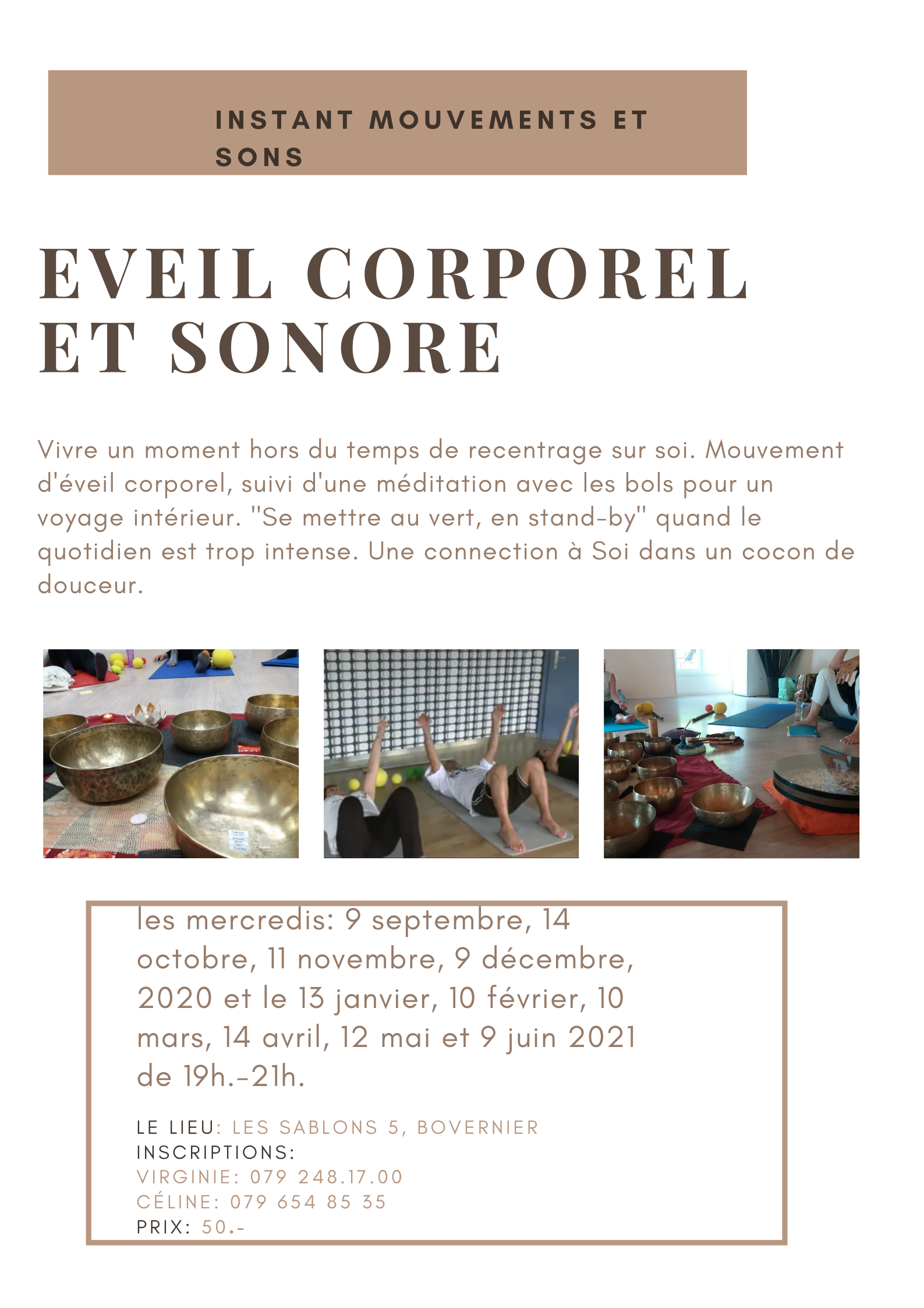 www.etiopsychologie.ch - Virginie Pache - Sablons 5 - 1932 Bovernier Mouvement et bols